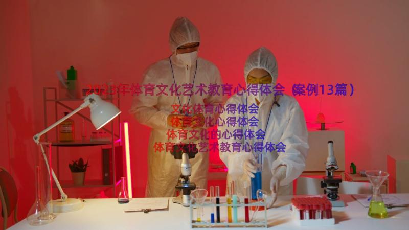 2023年体育文化艺术教育心得体会（案例13篇）