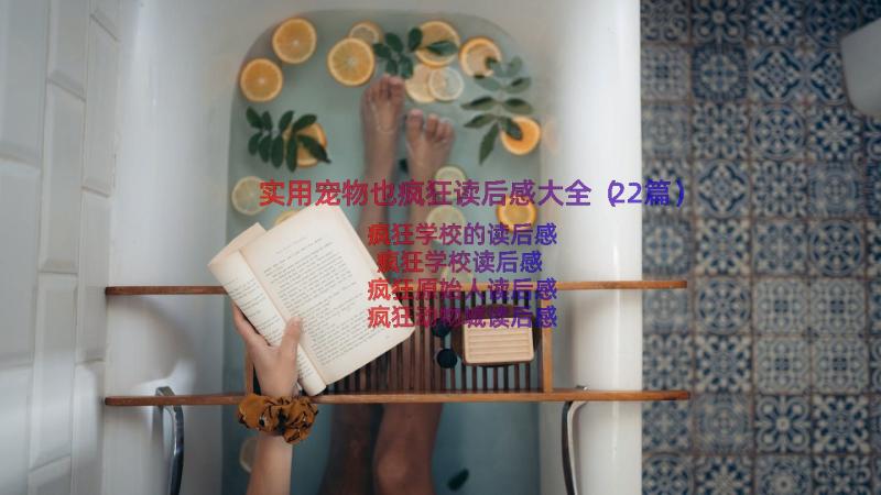 实用宠物也疯狂读后感大全（22篇）