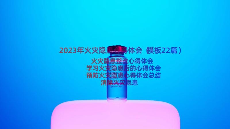 2023年火灾隐患心得体会（模板22篇）