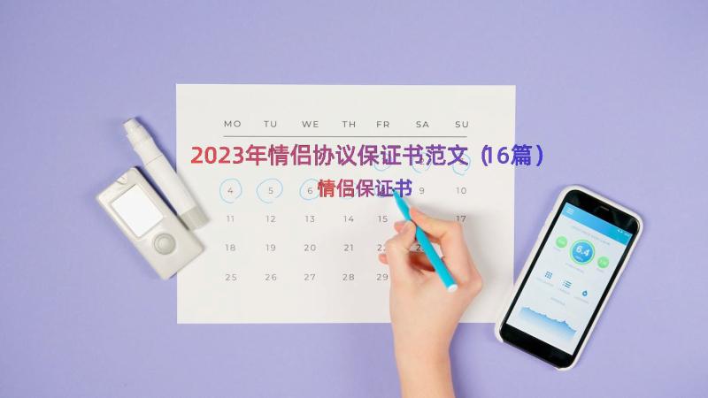 2023年情侣协议保证书范文（16篇）