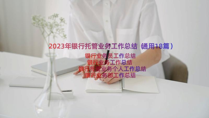 2023年银行托管业务工作总结（通用18篇）