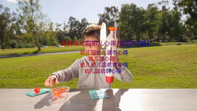 优质幼儿园幼儿心得（案例17篇）