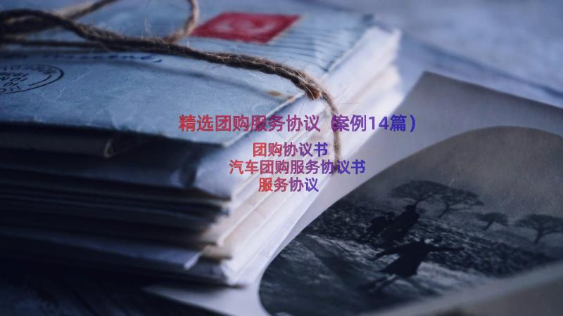 精选团购服务协议（案例14篇）