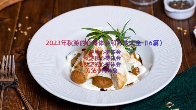 2023年秋游的心得体会和方法大全（16篇）