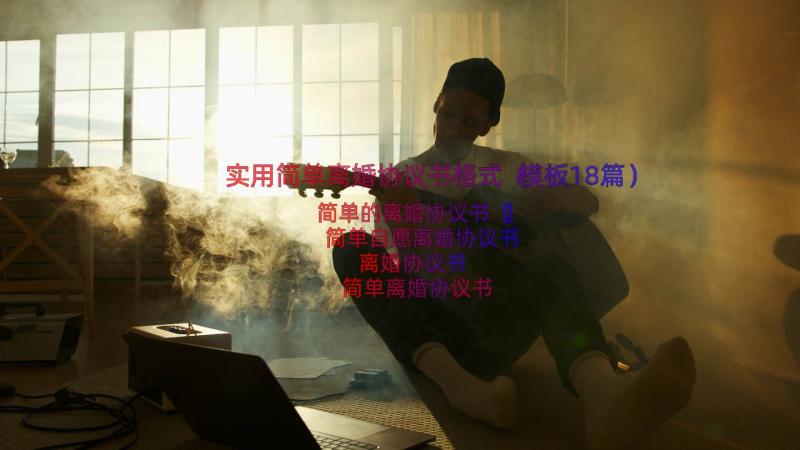 实用简单离婚协议书格式（模板18篇）