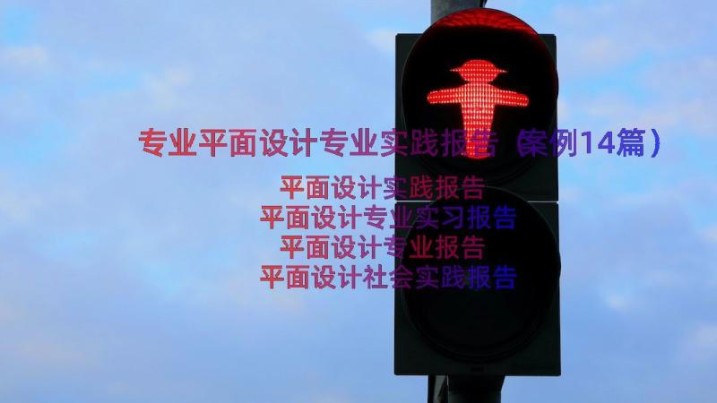 专业平面设计专业实践报告（案例14篇）