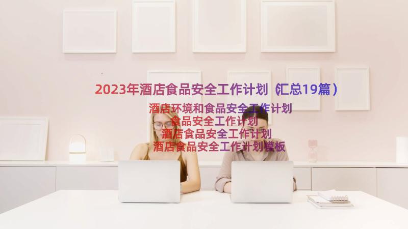 2023年酒店食品安全工作计划（汇总19篇）