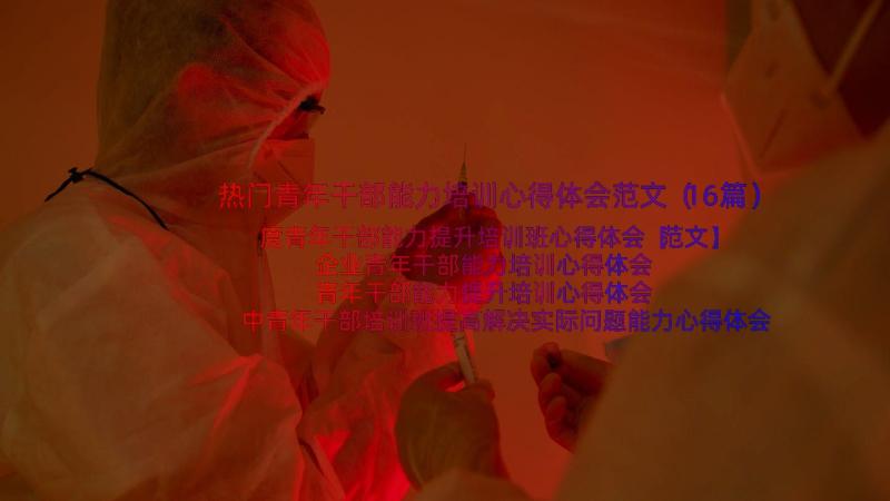 热门青年干部能力培训心得体会范文（16篇）