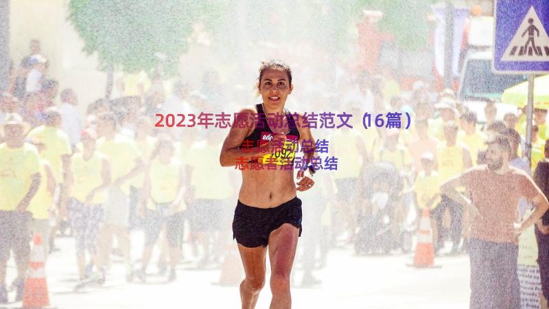 2023年志愿活动总结范文（16篇）