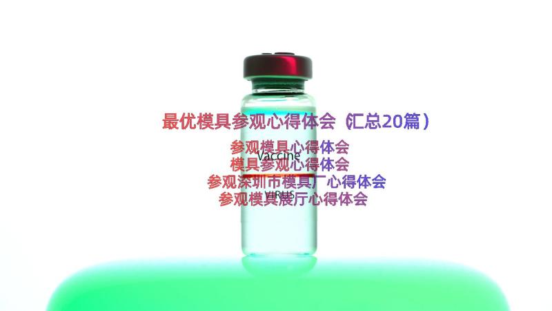 最优模具参观心得体会（汇总20篇）