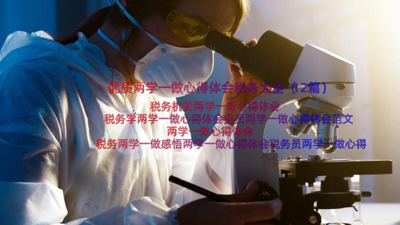 优质两学一做心得体会税务大全（12篇）