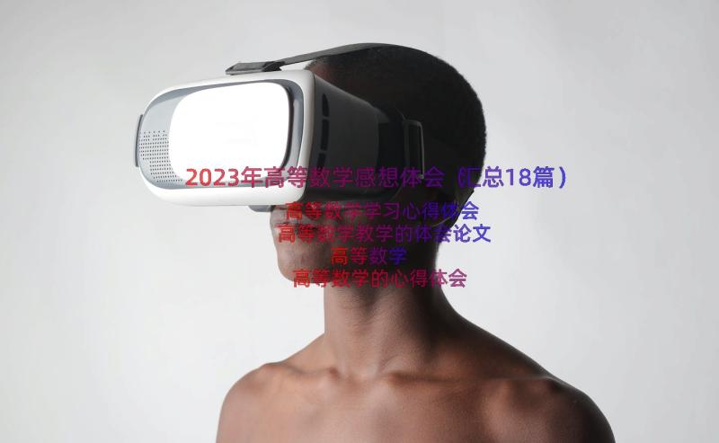 2023年高等数学感想体会（汇总18篇）