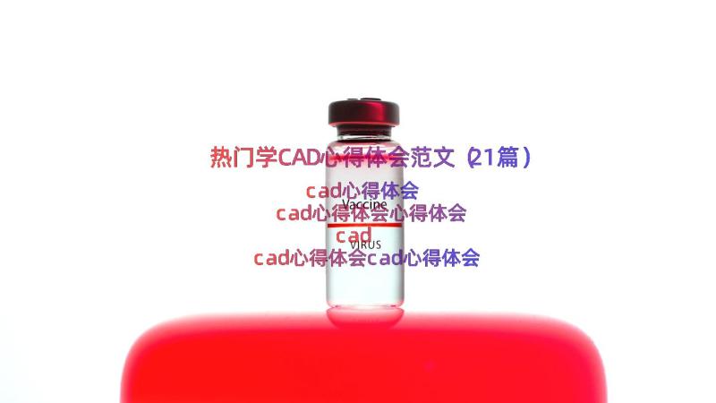 热门学CAD心得体会范文（21篇）