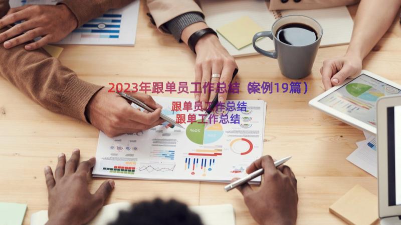 2023年跟单员工作总结（案例19篇）