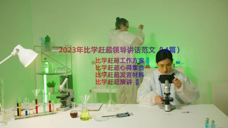 2023年比学赶超领导讲话范文（14篇）