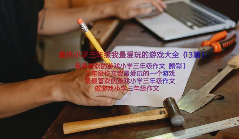 最热小学三年级我最爱玩的游戏大全（13篇）