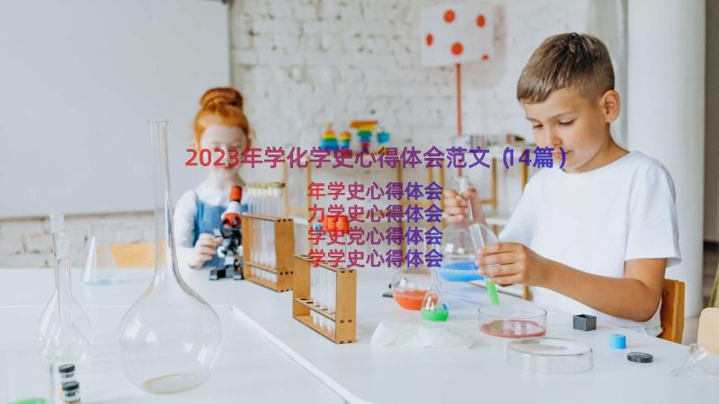 2023年学化学史心得体会范文（14篇）