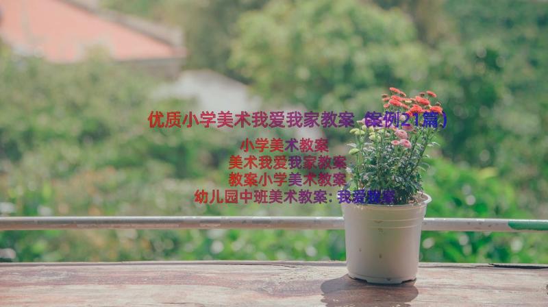 优质小学美术我爱我家教案（案例21篇）