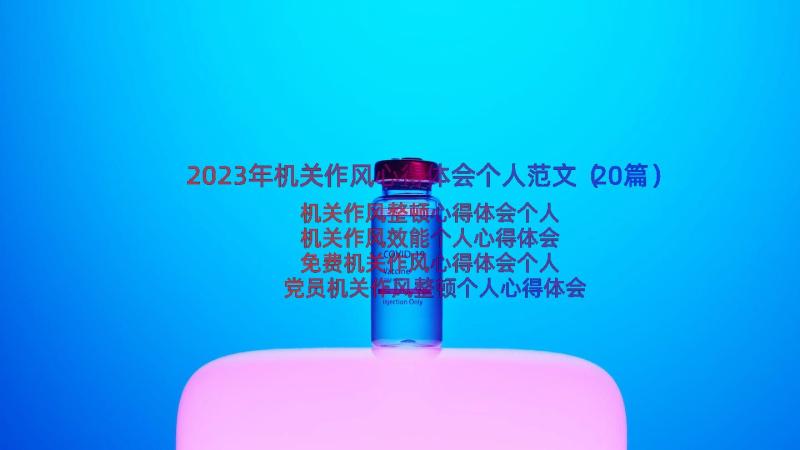 2023年机关作风心得体会个人范文（20篇）