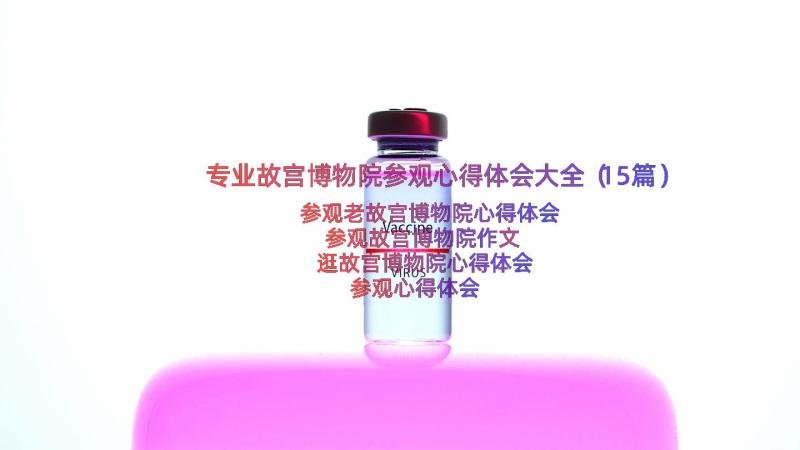 专业故宫博物院参观心得体会大全（15篇）