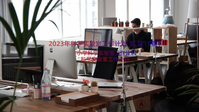 2023年科学实验室工作计划（汇总19篇）