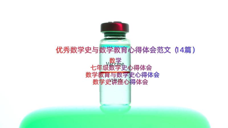 优秀数学史与数学教育心得体会范文（14篇）