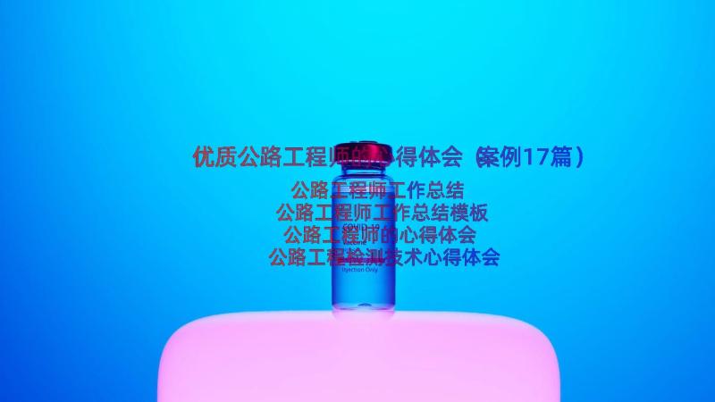 优质公路工程师的心得体会（案例17篇）