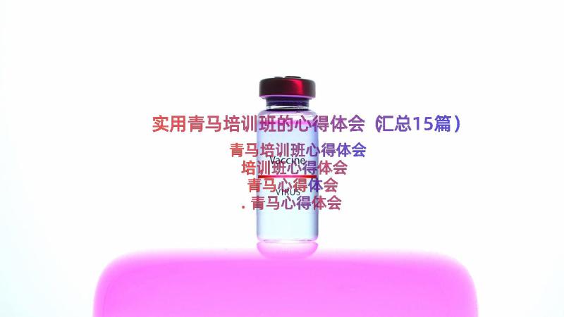 实用青马培训班的心得体会（汇总15篇）