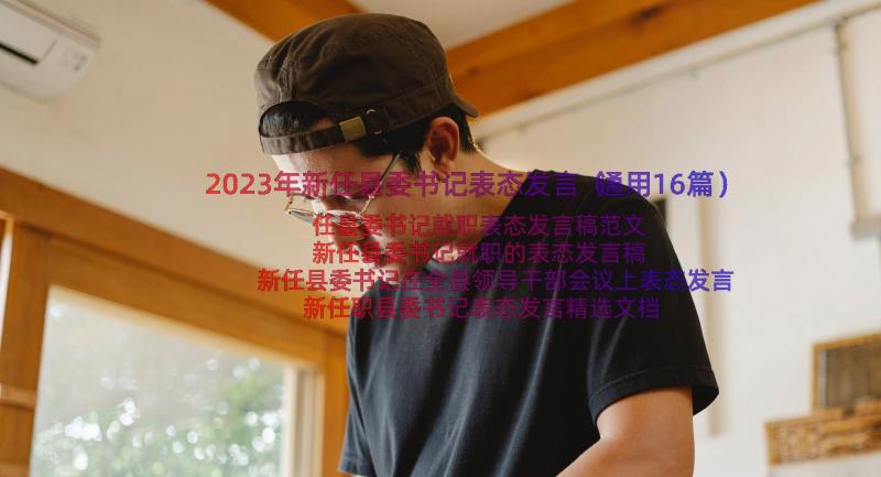 2023年新任县委书记表态发言（通用16篇）