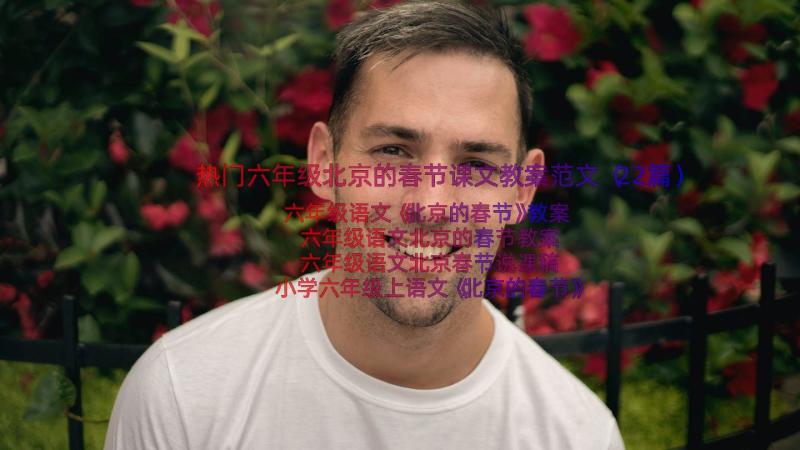 热门六年级北京的春节课文教案范文（22篇）