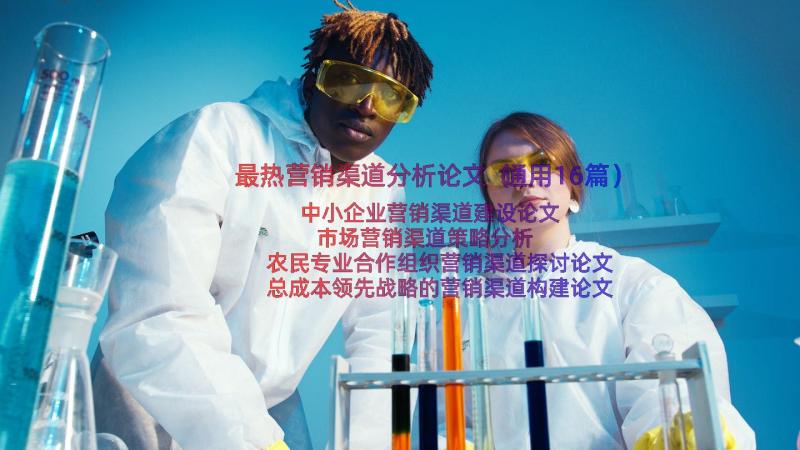 最热营销渠道分析论文（通用16篇）