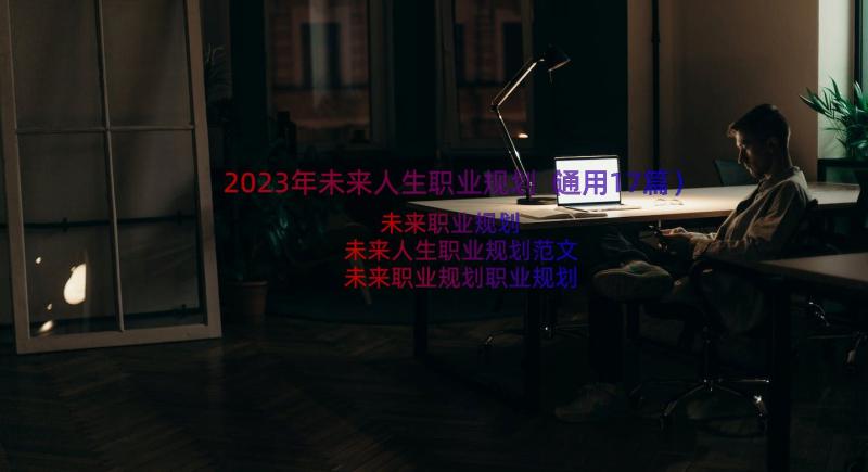 2023年未来人生职业规划（通用17篇）
