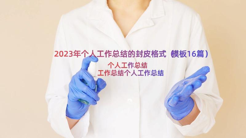 2023年个人工作总结的封皮格式（模板16篇）