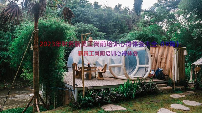 2023年财务新员工岗前培训心得体会大全（19篇）