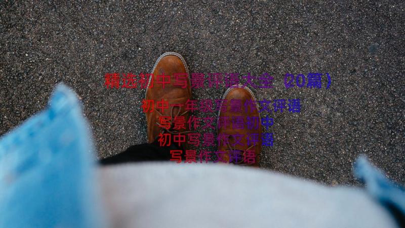 精选初中写景评语大全（20篇）