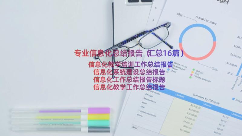 专业信息化总结报告（汇总16篇）