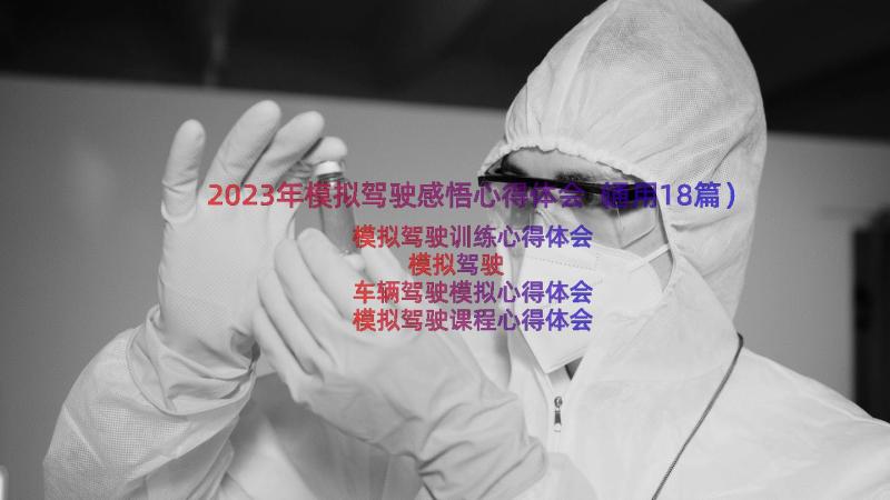 2023年模拟驾驶感悟心得体会（通用18篇）