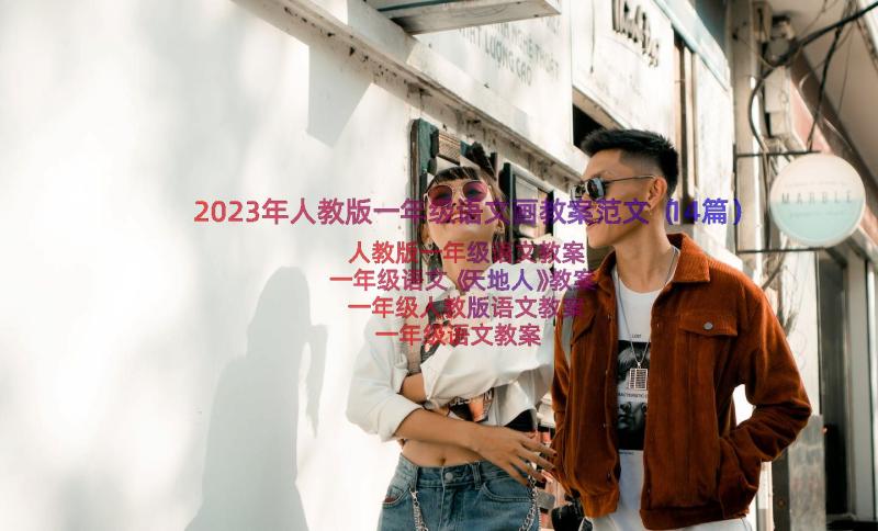 2023年人教版一年级语文画教案范文（14篇）