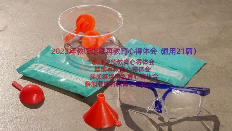 2023年教师继续再教育心得体会（通用21篇）