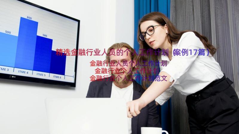 精选金融行业人员的个人工作计划（案例17篇）