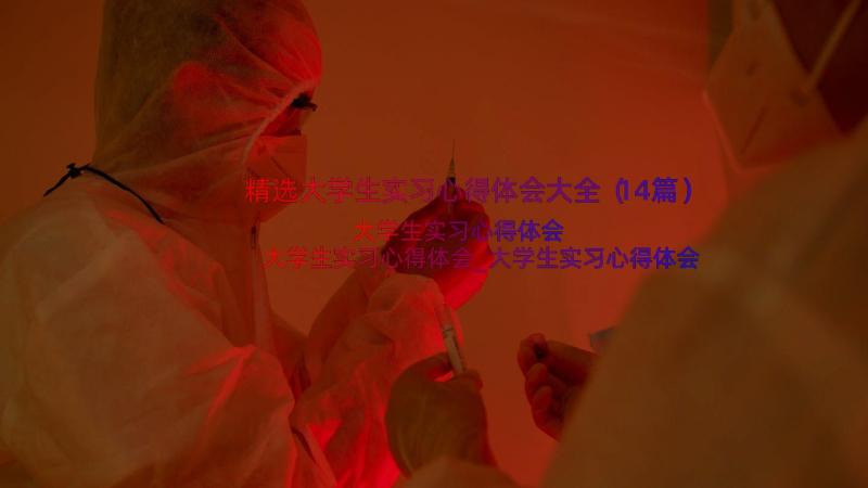 精选大学生实习心得体会大全（14篇）