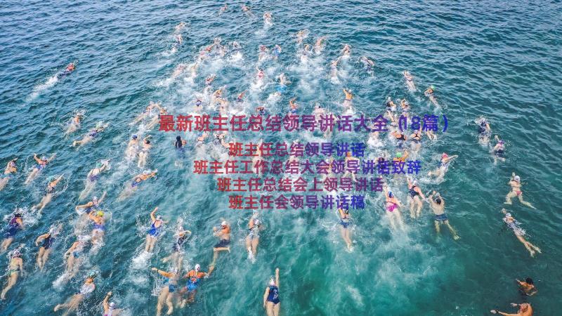 最新班主任总结领导讲话大全（18篇）