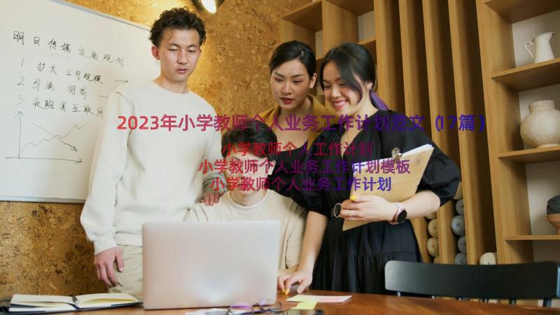 2023年小学教师个人业务工作计划范文（17篇）