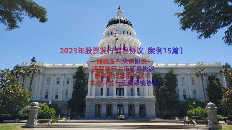 2023年股票发行辅导协议（案例15篇）