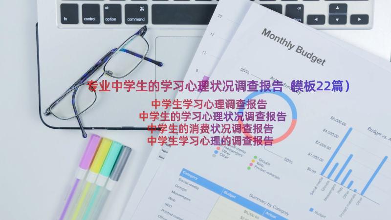 专业中学生的学习心理状况调查报告（模板22篇）