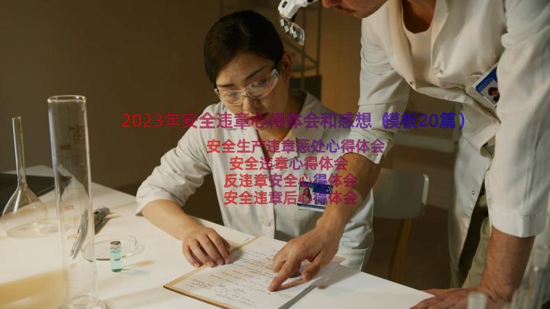 2023年安全违章心得体会和感想（模板20篇）