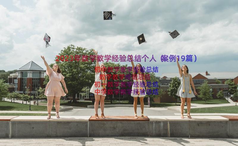 2023年数学教学经验总结个人（案例19篇）