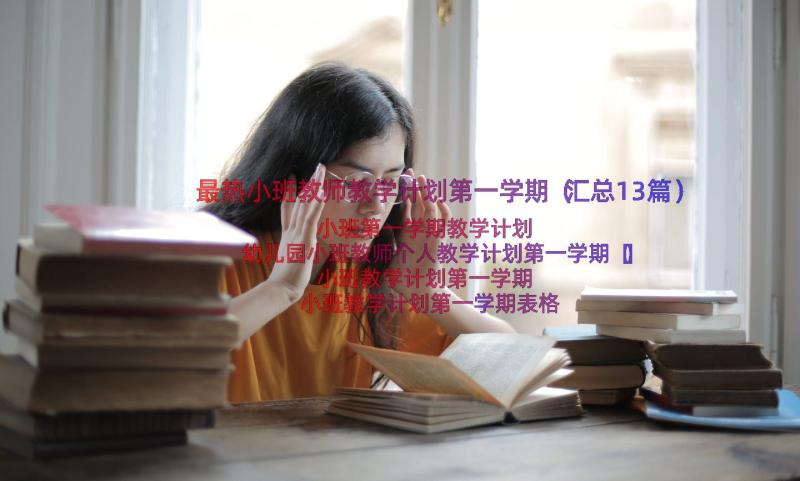 最热小班教师教学计划第一学期（汇总13篇）