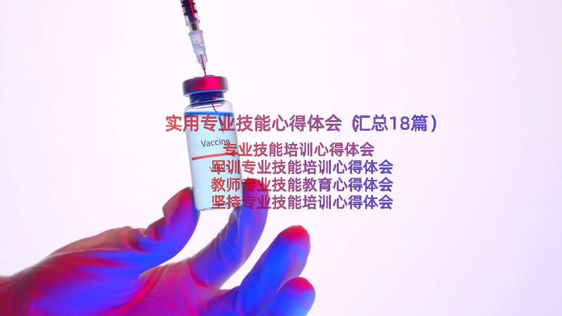 实用专业技能心得体会（汇总18篇）