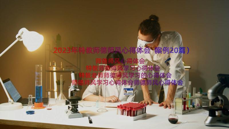 2023年特教师德师风心得体会（案例20篇）